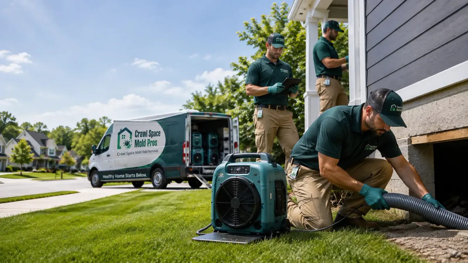 Crawl Space Mold Removal in West Mifflin, PA